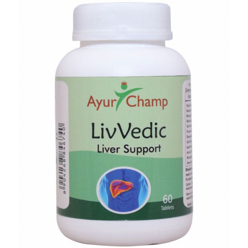 Ayur Champ LIV VEDIC Tablet 60 no.s Pack Of 1