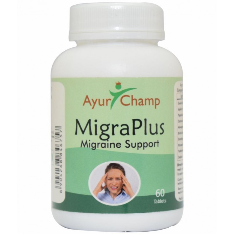 Ayur Champ MIGRA PLUS Tablet 60 no.s Pack Of 1
