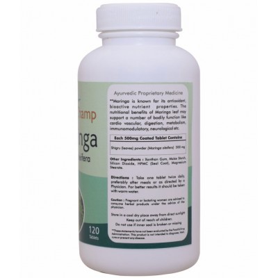 Ayur Champ Moringa Tablet 120 no.s Pack Of 1