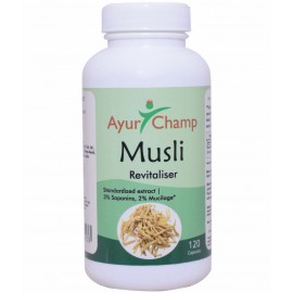 Ayur Champ Musli Capsule 120 no.s Pack Of 1