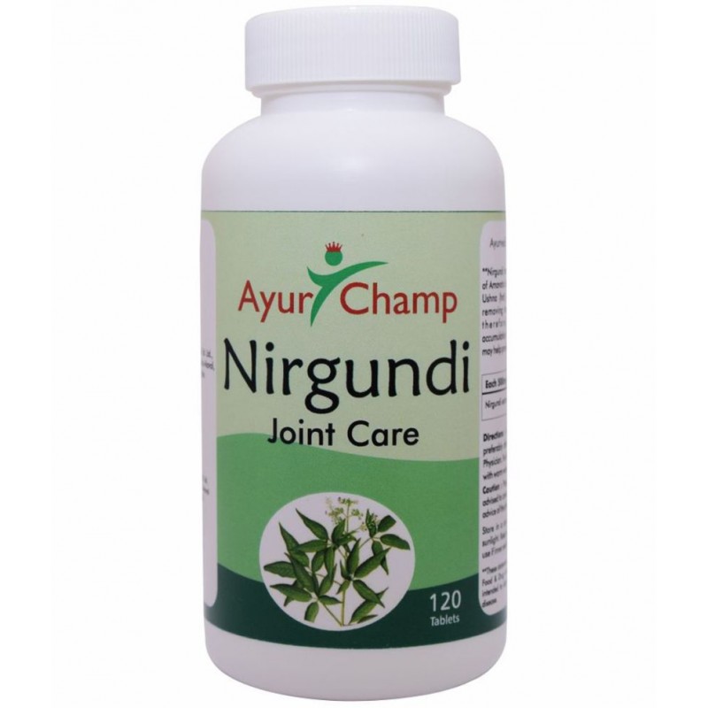 Ayur Champ Nirgundi Tablet 120 no.s Pack Of 1
