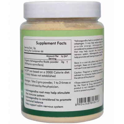 Ayur Champ Organic Ashwagandha Powder 200 gm Pack Of 1