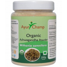 Ayur Champ Organic Ashwagandha Powder 200 gm Pack Of 1