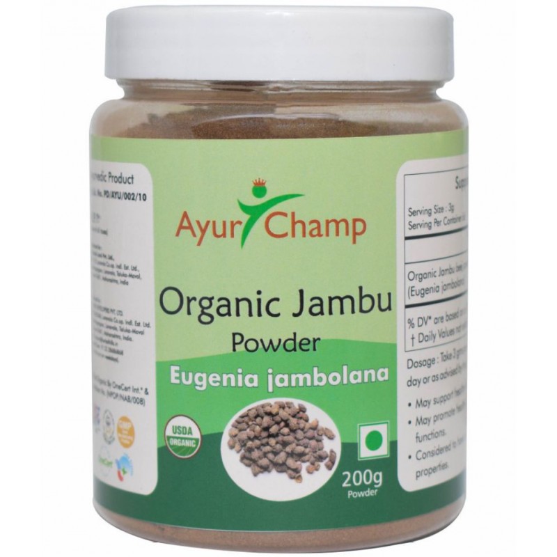 Ayur Champ Organic Jambu beej Powder 200 gm Pack Of 1