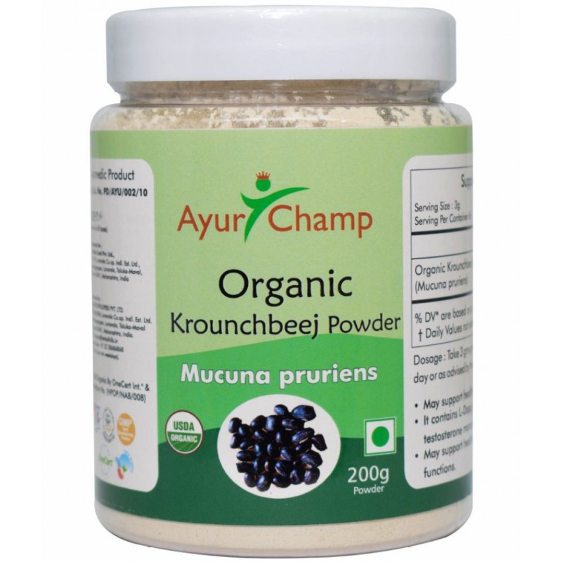 Ayur Champ Organic Krounchbeej Powder 200 gm Pack Of 1