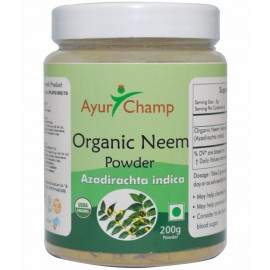 Ayur Champ Organic Neem Powder 200 gm Pack Of 1