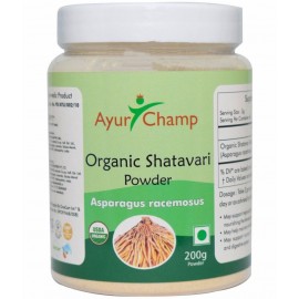 Ayur Champ Organic Shatavari Powder 200 gm Pack Of 1