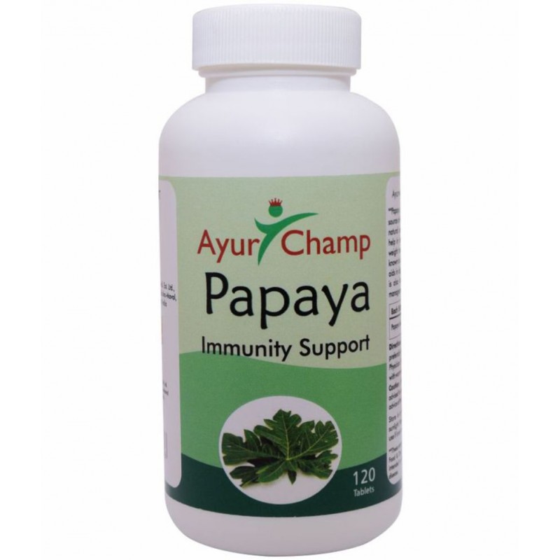 Ayur Champ Papaya Tablet 120 no.s Pack Of 1