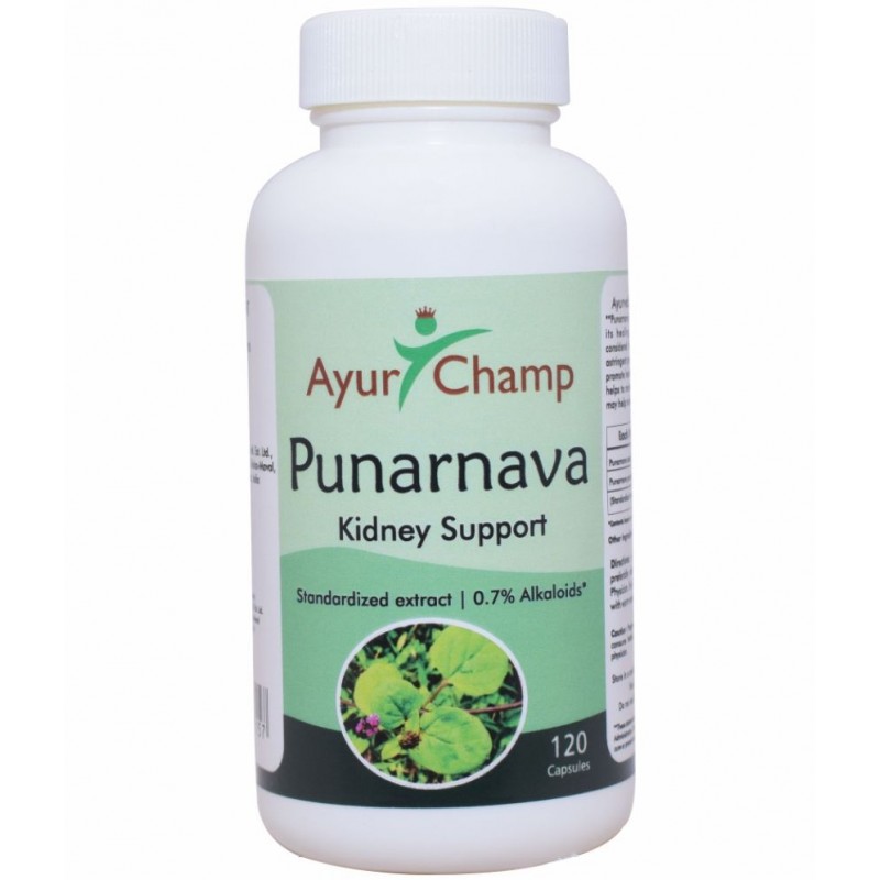 Ayur Champ Punarnava Capsule 120 no.s Pack Of 1