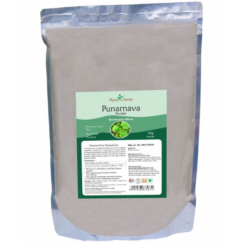 Ayur Champ Punarnava Powder 1 kg Pack Of 1