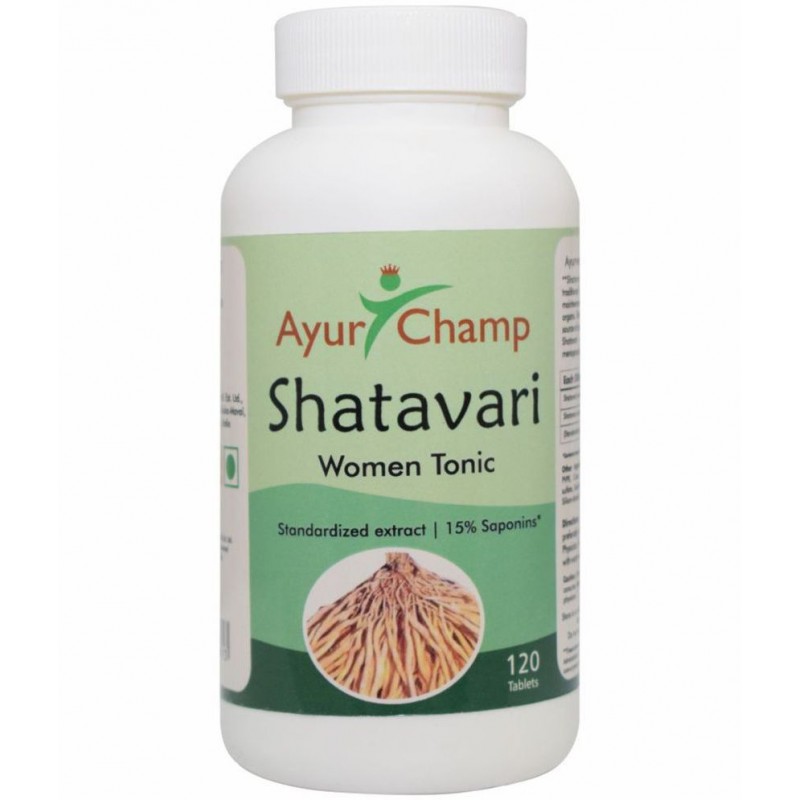 Ayur Champ Shatavari Tablet 120 no.s Pack Of 1