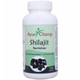Ayur Champ Shilajit Capsule 120 no.s Pack Of 1