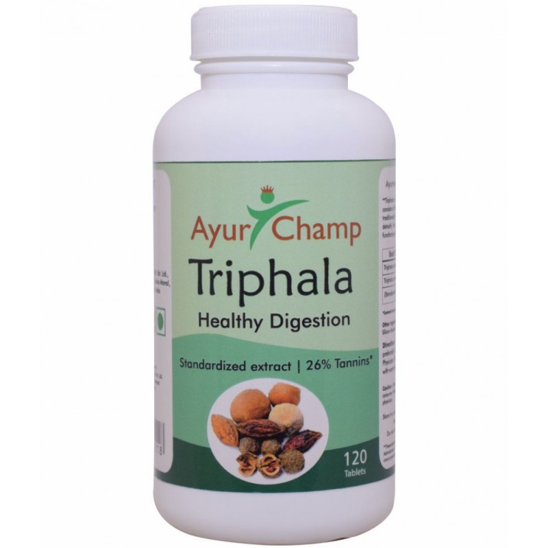 Ayur Champ Triphala Tablet 120 no.s Pack Of 1