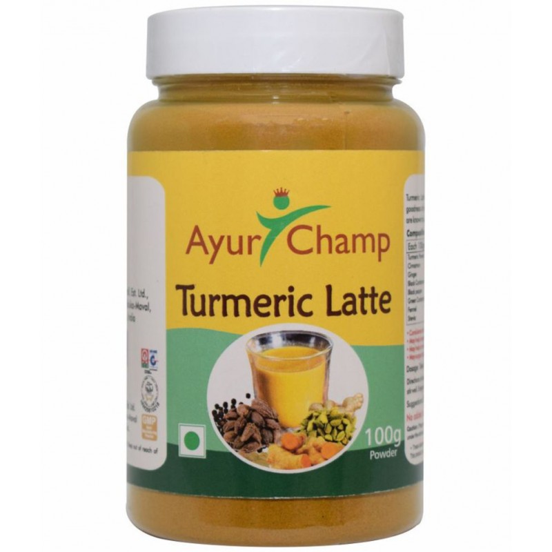 Ayur Champ Turmeric Latte Powder 100 gm Pack Of 1