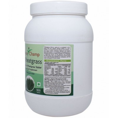 Ayur Champ Wheatgrass  Tablet 900 no.s Pack Of 1