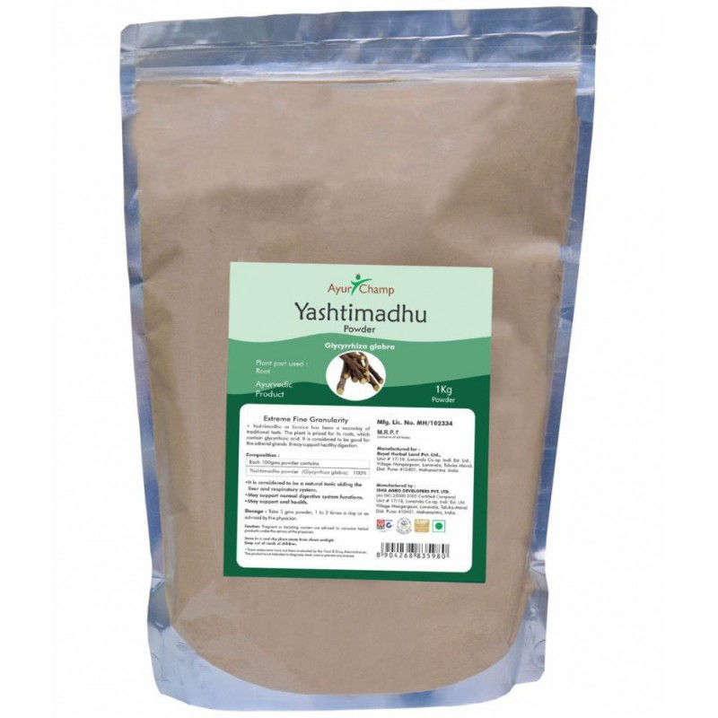 Ayur Champ Yashtimadhu Powder 1 kg Pack Of 1