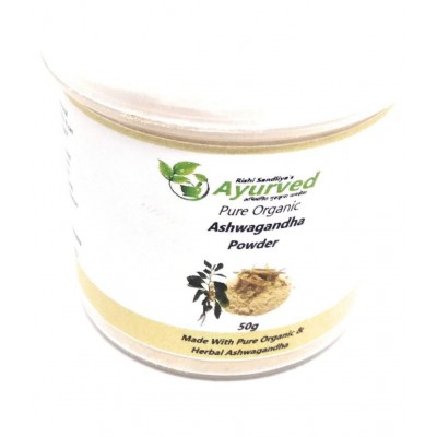 Ayurved Ashwagandha Powder Organic & Herbal in 50 gram