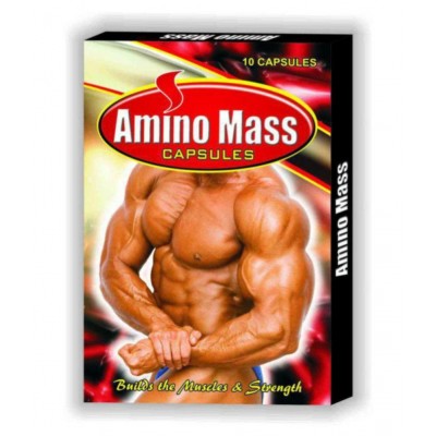 Ayurveda Cure Amino Mass Capsule (10x10=100) 100 no.s Mass Gainer Tablets