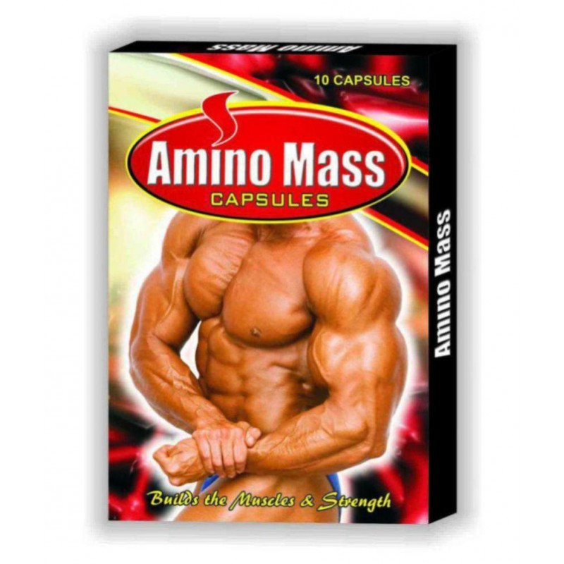 Ayurveda Cure Amino Mass Capsule (10x3=30 Capsules) 30 no.s Mass Gainer Tablets