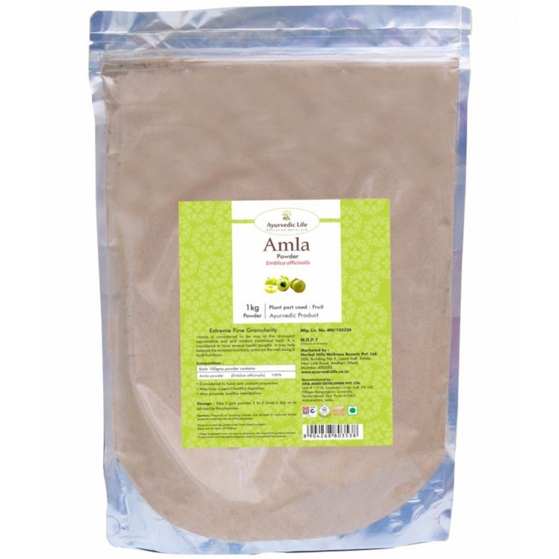 Ayurvedic Life Amla Powder 1 kg Pack Of 1