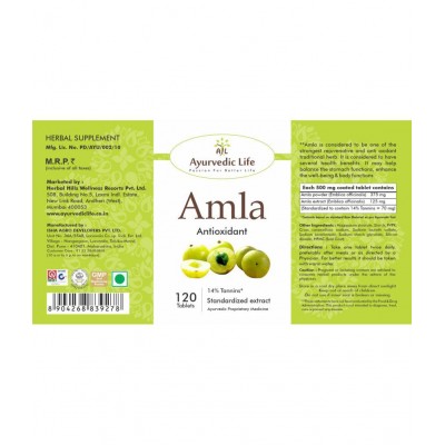 Ayurvedic Life Amla Tablet 120 no.s Pack Of 1