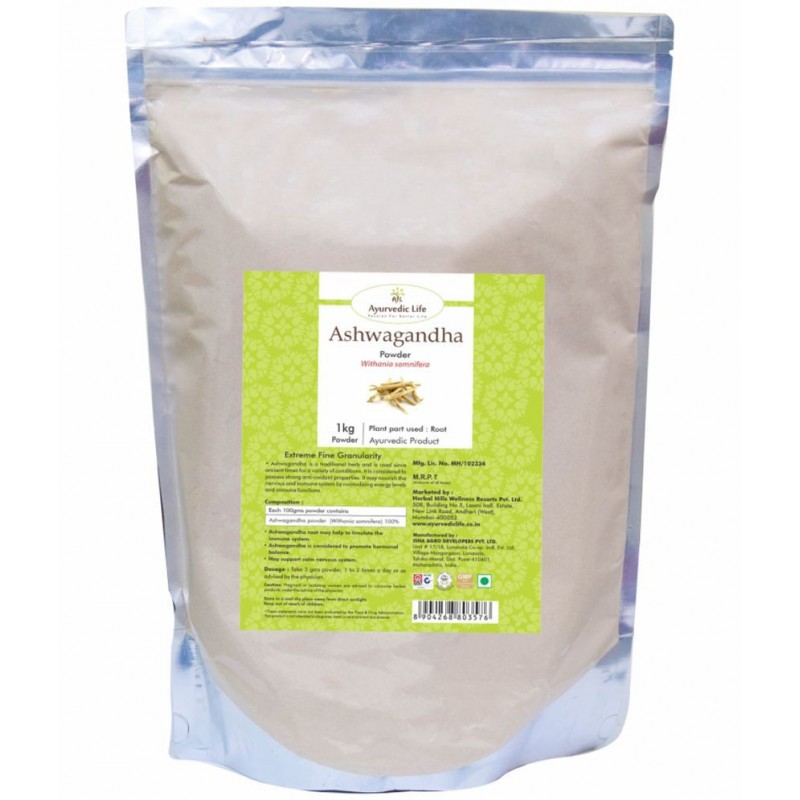 Ayurvedic Life Ashwagandha Powder 1 kg Pack Of 1
