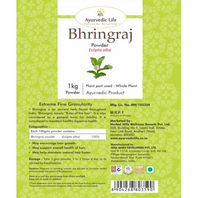 Ayurvedic Life Bhringraj Powder 1 kg Pack Of 1