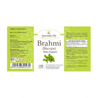 Ayurvedic Life Brahmi Capsule 120 no.s Pack Of 1