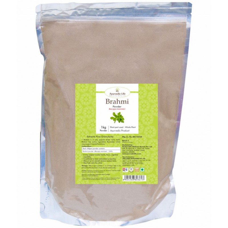 Ayurvedic Life Brahmi Powder 1 kg Pack Of 1