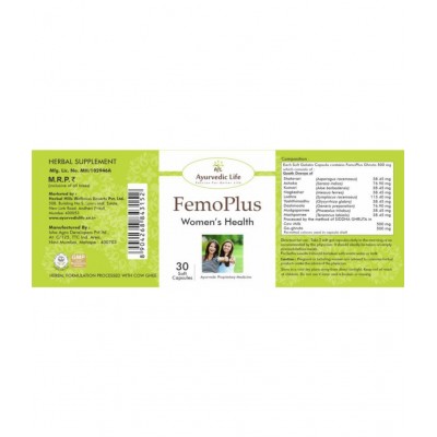 Ayurvedic Life Femo Plus Capsule 30 no.s Pack Of 1