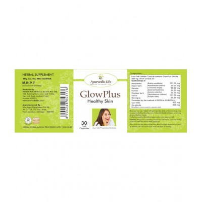 Ayurvedic Life Glow Plus Capsule 30 no.s Pack Of 1