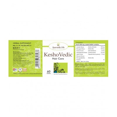 Ayurvedic Life KESHO VEDIC Tablet 60 no.s Pack Of 1