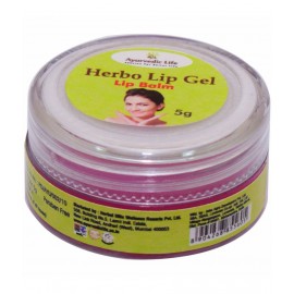 Ayurvedic Life Lip Balm Lip Gel with Strawberry Flavour Gel 5 gm Pack Of 1