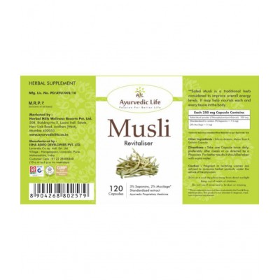 Ayurvedic Life Musli Capsule 120 no.s Pack Of 1