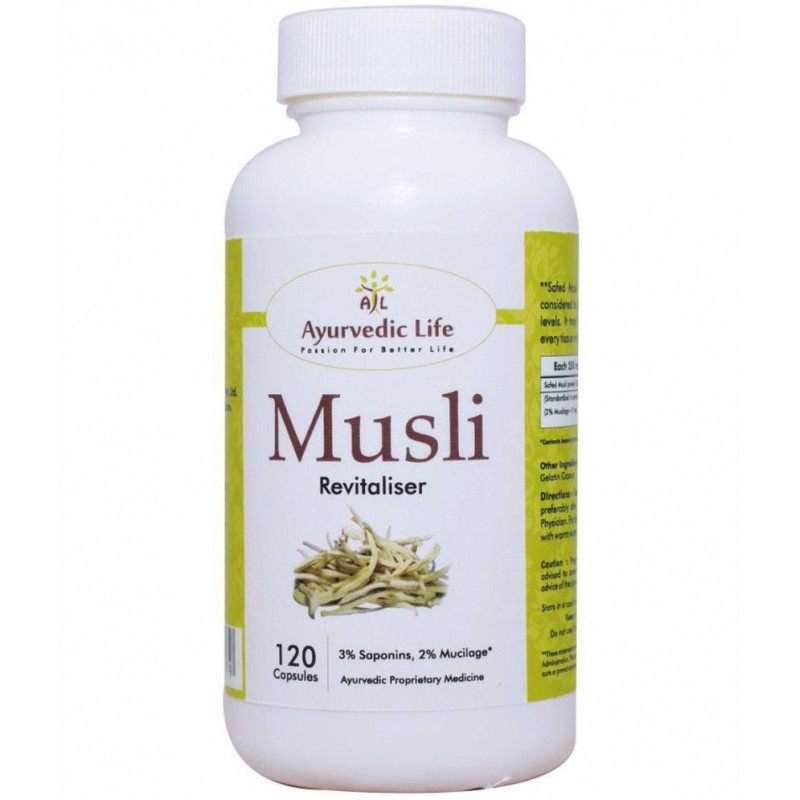 Ayurvedic Life Musli Capsule 120 no.s Pack Of 1