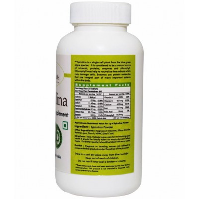 Ayurvedic Life Spirulina Tablet 120 no.s Pack Of 1