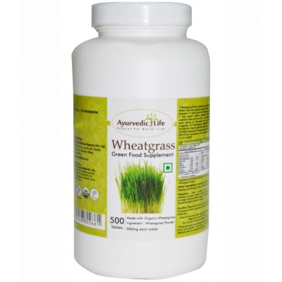 Ayurvedic Life Wheatgrass Tablet 500 no.s Pack Of 1 Ayurvedic Life Wheatgrass Tablet 500 no.s Pack Of 1