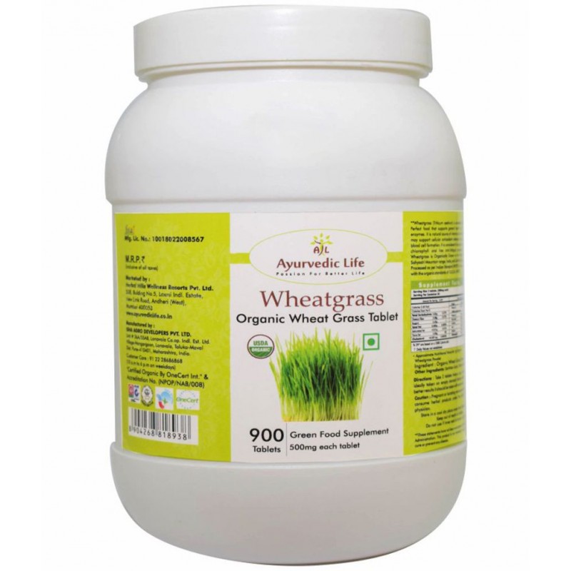 Ayurvedic Life Wheatgrass Tablet 900 no.s Pack Of 1