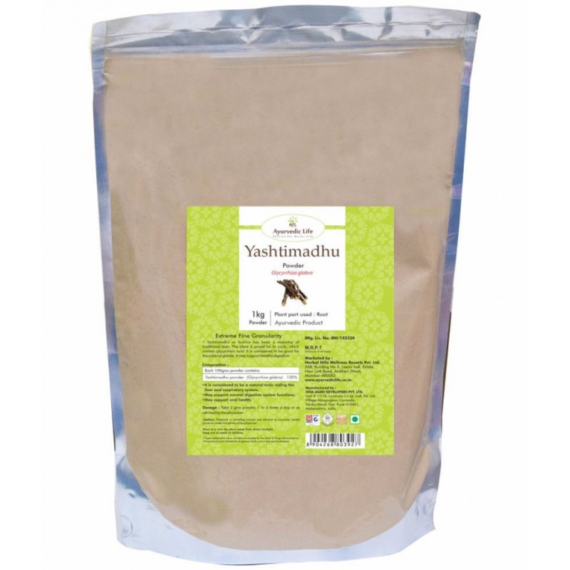 Ayurvedic Life Yashtimadhu Powder 1 kg Pack Of 1