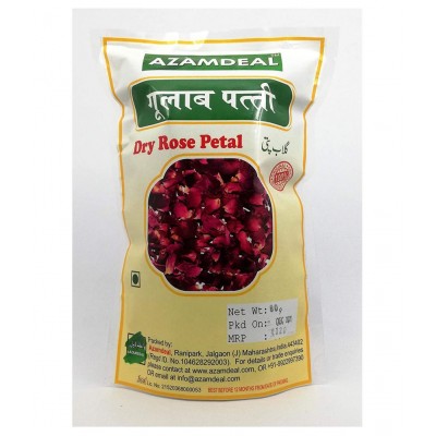 Azamdeal Gulab Patti/Dry Rose Petal Pack of 2 (80 gm X 2) 160 gm