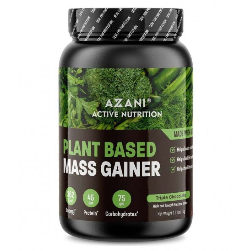 Azani Active Nutrition Plant Based 1 kg Mass Gainer Powder