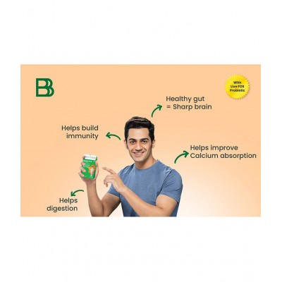 BBETTER Probiotics 24 Billion CFU with 10 Probiotic Strains and a Live Prebiotic | Probiotic Supplement for Men & Women to help improve Gut health Digestion and Immunity - 60 Veg Capsules BBETTER Probiotics 24 Billion CFU with 10 Probiotic Strains and a Live Prebiotic | Probiotic Supplement for Men & Women to help improve Gut health Digestion and Immunity - 60 Veg Capsules