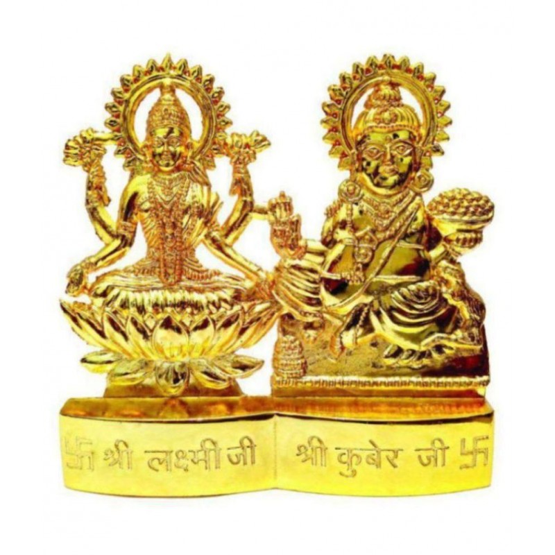BHAUNE COLLECTION Lord Shiva Laxmi Kuber Idol