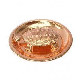 BHAUNE RETAILS Copper Fengshui Tortoise/Turtle (For Good Luck) With Copper Plate BHAUNE RETAILS Copper Fengshui Tortoise/Turtle (For Good Luck) With Copper Plate