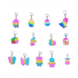 BONGERKING Multicolour Plastic Keychain - Pack of 1