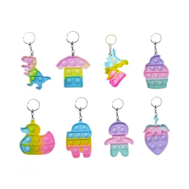 BONGERKING Multicolour Plastic Keychain - Pack of 1