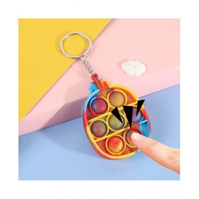 BONGERKING Multicolour Plastic Keychain - Pack of 2