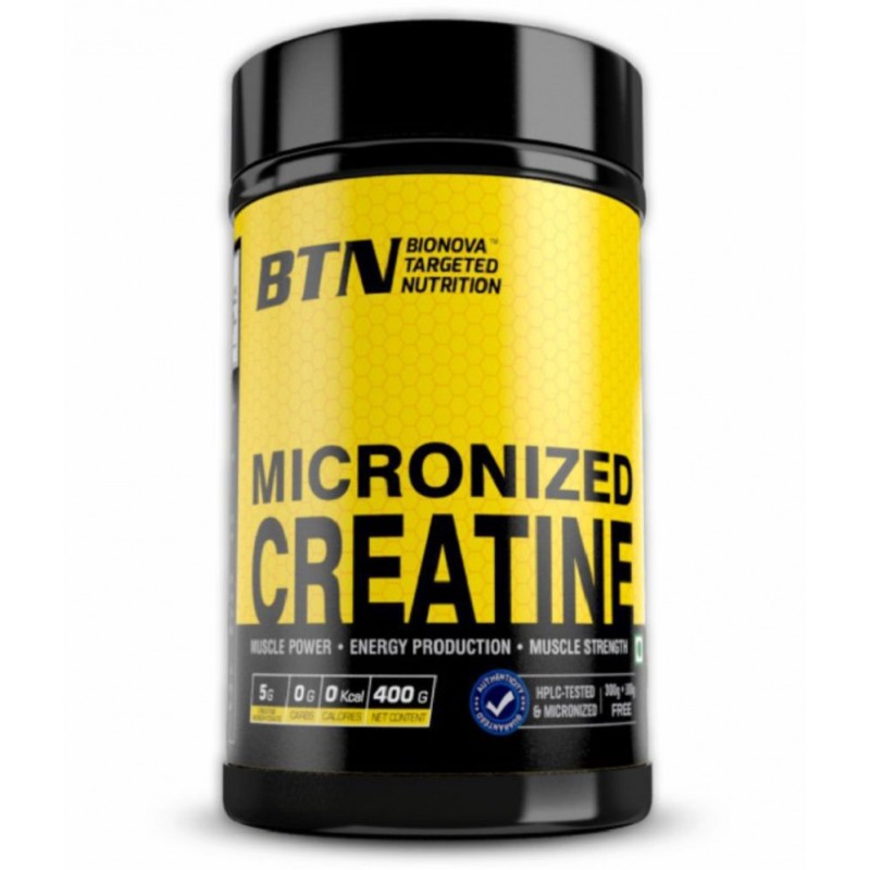 BTN Micronized Creatine Workout Powder, 80 Servings 400 gm