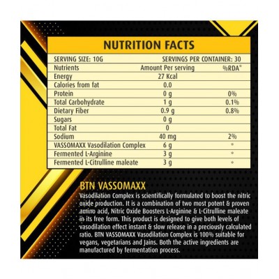 BTN Vassomaxx Vasodilation Complex 300 gm