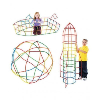 BUILD YOUR CREATIVITY DIY Colorful Educational Smart City Assembly Sticks BY NVJ Enterprise